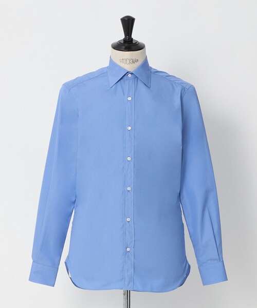 UNITED ARROWS & SONS(ユナイテッドアローズアンドサンズ)の「<UNITED ARROWS & SONS by MASATAKA HATTORI> WIDE SHIRT/シャツ(シャツ/ブラウス・メンズ・コバルトブルー・38cm/39cm/40cm/41cm/42cm/43cm)」の1枚目の写真