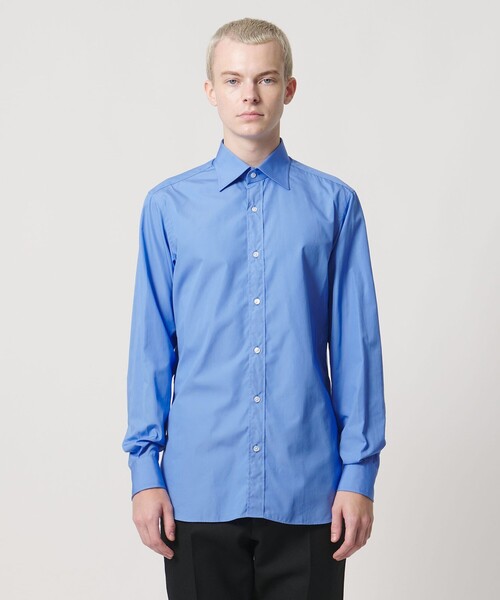 UNITED ARROWS & SONS(ユナイテッドアローズアンドサンズ)の「<UNITED ARROWS & SONS by MASATAKA HATTORI> WIDE SHIRT/シャツ(シャツ/ブラウス・メンズ・コバルトブルー・38cm/39cm/40cm/41cm/42cm/43cm)」の2枚目の写真