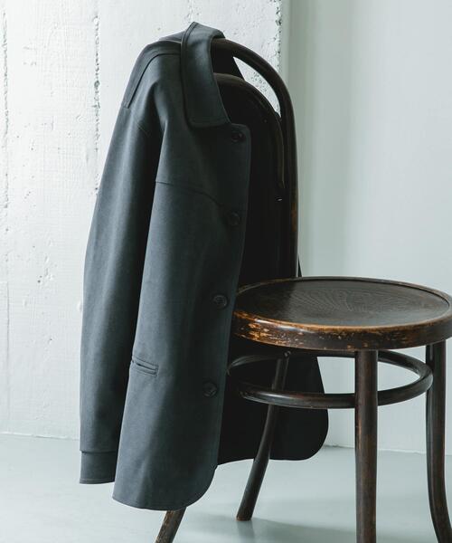 URBAN RESEARCH DOORS(アーバンリサーチドアーズ)の「フェイクスエード カーコートジャケット(その他アウター・メンズ・チャコールグレー/ブラウン・LARGE/MEDIUM)」の2枚目の写真