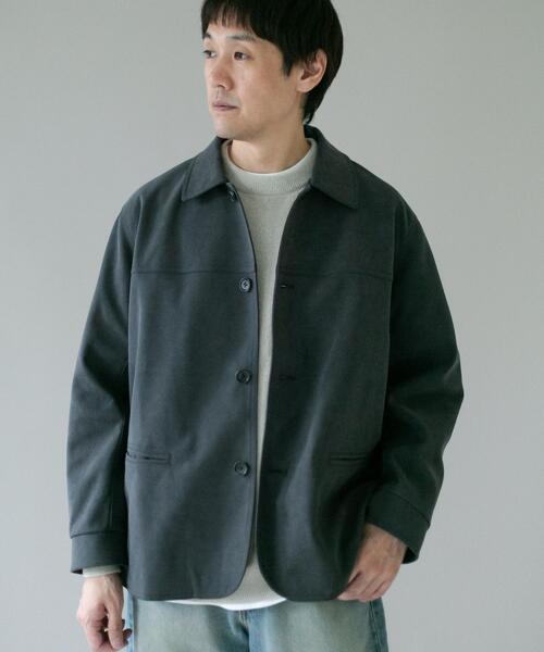 URBAN RESEARCH DOORS(アーバンリサーチドアーズ)の「フェイクスエード カーコートジャケット(その他アウター・メンズ・チャコールグレー/ブラウン・LARGE/MEDIUM)」の19枚目の写真