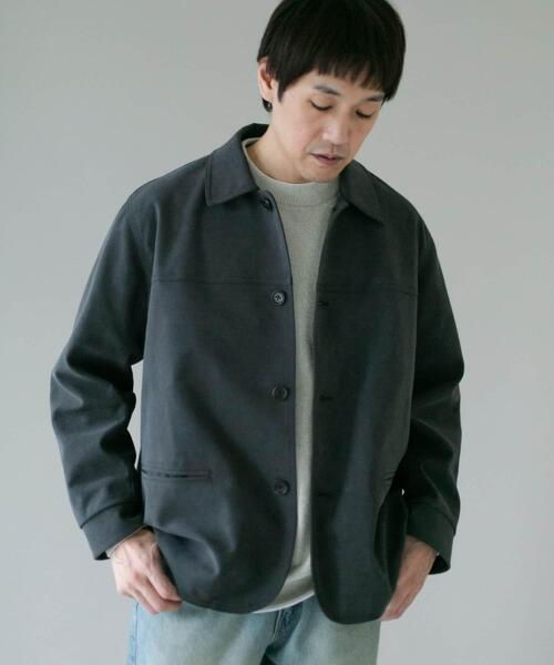 URBAN RESEARCH DOORS(アーバンリサーチドアーズ)の「フェイクスエード カーコートジャケット(その他アウター・メンズ・チャコールグレー/ブラウン・LARGE/MEDIUM)」の20枚目の写真