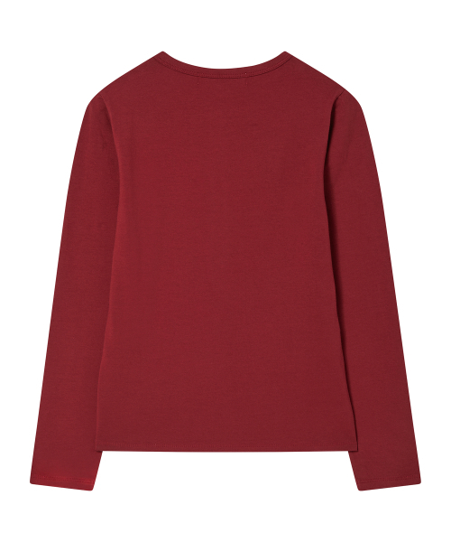 PRENDA(プレンダ)の「EQUESTRIAN HENLEY LONG SLEEVE BURGUNDY(Tシャツ/カットソー・レディース・その他・FREE)」の9枚目の写真