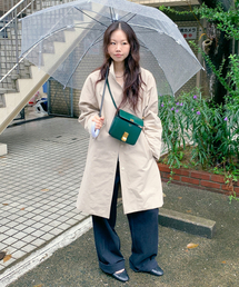 FOLD HALF TRENCH_ベージュ