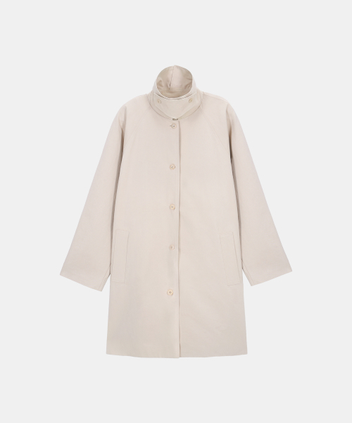 POETSEOUL(ポエットソウル)の「FOLD HALF TRENCH_ベージュ(トレンチコート・レディース・その他・F)」の5枚目の写真