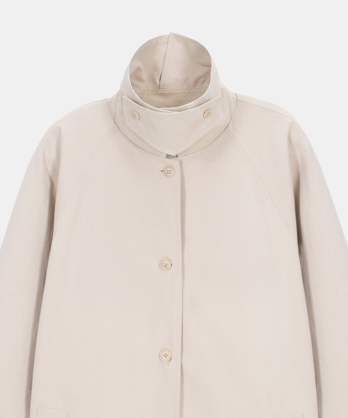POETSEOUL(ポエットソウル)の「FOLD HALF TRENCH_ベージュ(トレンチコート・レディース・その他・F)」の8枚目の写真