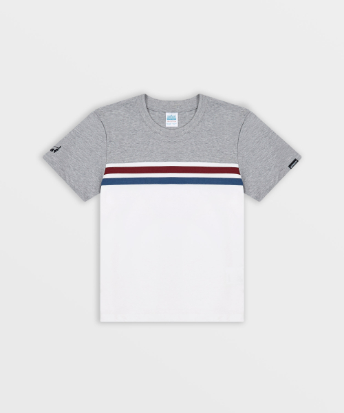 SAFARISPOT(サファリスポット)の「1/2 リクルート マスライナーTシャツ (グレー/ホワイト)(Tシャツ/カットソー・レディース・その他・1)」の1枚目の写真