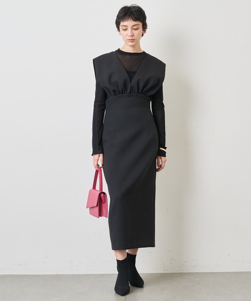 Whim Gazette（ウィムガゼット）の「【myporter】シアーチュールプルオーバー（Tシャツ/カットソー・レディース・ブラック/オフホワイト・38）」の18枚目の写真