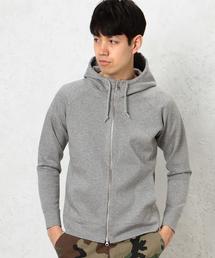 green label relaxing | KC W/FACE HI/NECK ジップパーカー◆(パーカー)