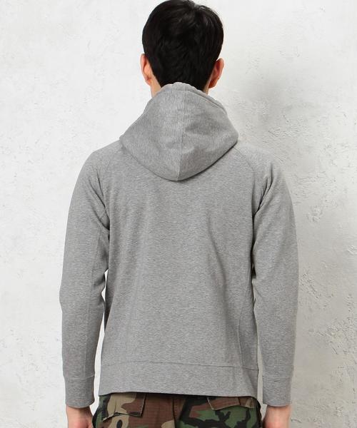 green label relaxing（グリーンレーベルリラクシング）の「KC W/FACE HI/NECK ジップパーカー◆（パーカー・メンズ・グレー/ホワイト・LARGE/SMALL/MEDIUM）」の3枚目の写真