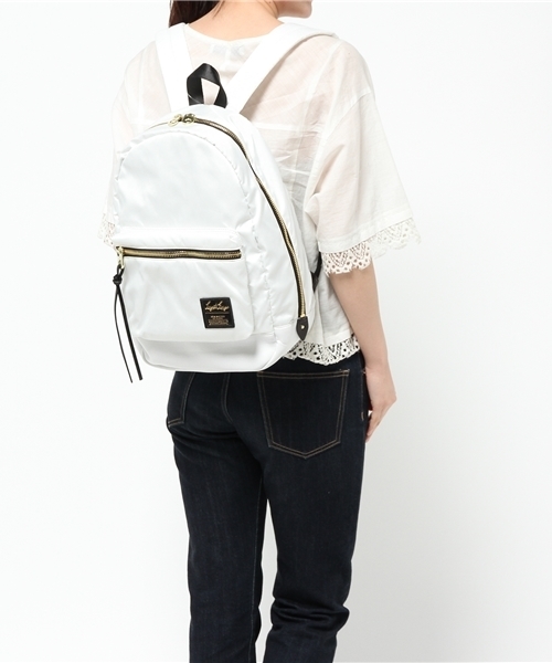 one after another NICE CLAUP(ワンアフターアナザーナイスクラップ)の「ナイロンリュック(バックパック/リュック・レディース・ピンク/ネイビー/ブラック/ホワイト・FREE)」の8枚目の写真