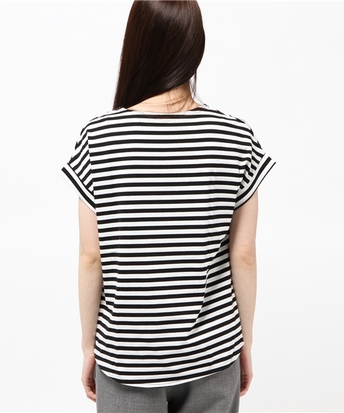 titivate(ティティベイト)の「ボーダーTシャツ(Tシャツ/カットソー・レディース・ネイビー/ブラック・FREE)」の11枚目の写真
