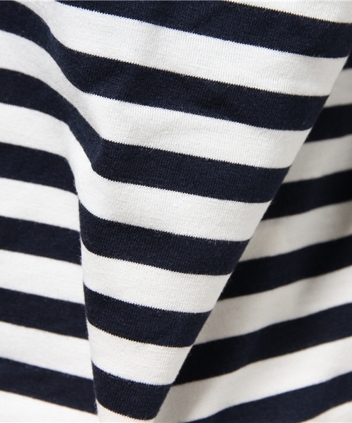 titivate(ティティベイト)の「ボーダーTシャツ(Tシャツ/カットソー・レディース・ネイビー/ブラック・FREE)」の6枚目の写真