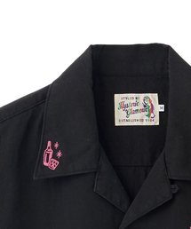 HYSTERIC GLAMOUR 半袖ボーリングシャツ 赤 HYSTERIC GLAMOUR ヒステリックグラマー 2AH-1030 I GOT MY EYE