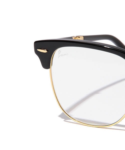BEAMS PLUS（ビームスプラス）の「Ray-Ban / Clubmaster（BEAMS ORIGINAL LENS）（メガネ・メンズ・ブラック/ブラウン・ONE SIZE）」の8枚目の写真