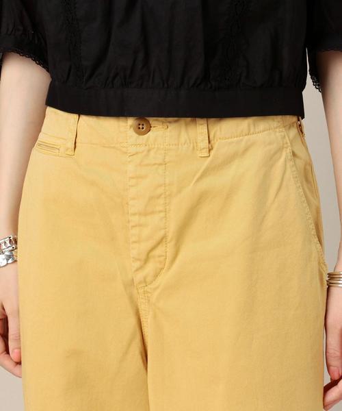 BEAUTY&YOUTH UNITED ARROWS（ビューティーアンドユースユナイテッドアローズ）の「BY コットンチノワイドパンツ◆（チノパンツ・レディース・ネイビー/イエロー/ベージュ・SMALL/MEDIUM）」の16枚目の写真