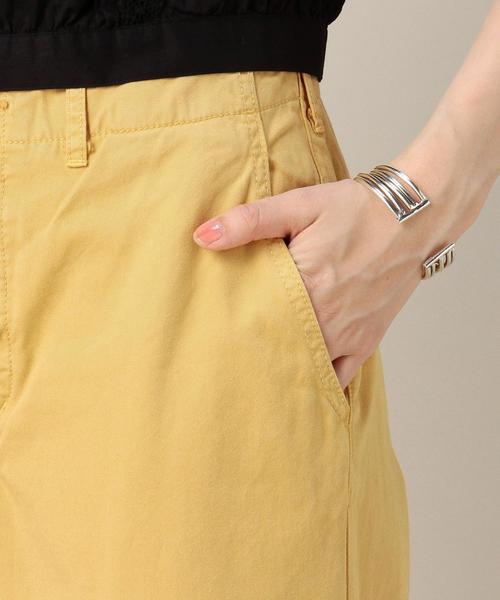 BEAUTY&YOUTH UNITED ARROWS（ビューティーアンドユースユナイテッドアローズ）の「BY コットンチノワイドパンツ◆（チノパンツ・レディース・ネイビー/イエロー/ベージュ・SMALL/MEDIUM）」の17枚目の写真