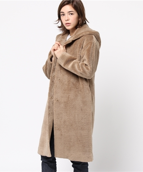 LBC（エルビーシー）の「Eボアコート（その他アウター・レディース・オフホワイト/ライトブラウン・LARGE/MEDIUM）」の16枚目の写真