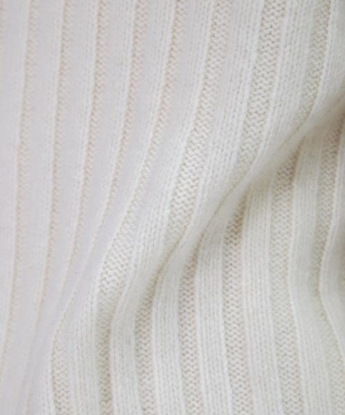 green label relaxing(グリーンレーベルリラクシング)の「BC HAMI/LAMB RIB ハイネック ニット◆(ニット/セーター・メンズ・グレー/オフホワイト・LARGE/SMALL/MEDIUM)」の3枚目の写真