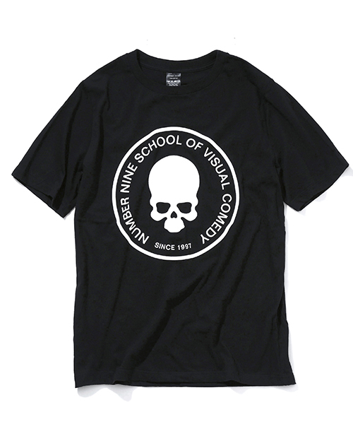 NUMBER (N)INE（ナンバーナイン）の「SCHOOL OF VISUAL COMEDY_T-SHIRT（Tシャツ/カットソー・メンズ・チャコールグレー/ブラック/ホワイト・3/2/4/5）」の2枚目の写真