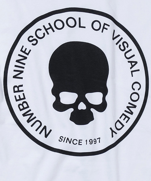 NUMBER (N)INE（ナンバーナイン）の「SCHOOL OF VISUAL COMEDY_T-SHIRT（Tシャツ/カットソー・メンズ・チャコールグレー/ブラック/ホワイト・3/2/4/5）」の5枚目の写真