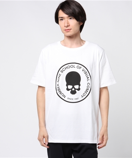 NUMBER (N)INE（ナンバーナイン）の「SCHOOL OF VISUAL COMEDY_T-SHIRT（Tシャツ/カットソー・メンズ・チャコールグレー/ブラック/ホワイト・3/2/4/5）」の8枚目の写真