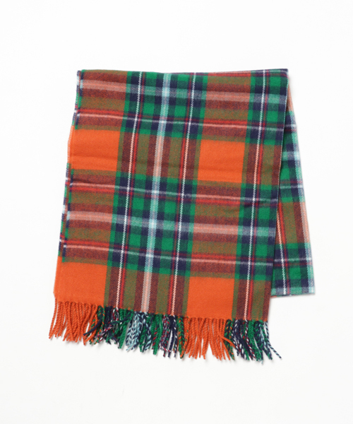 Pierrot（ピエロ）の「大判 チェック柄 フリンジ ストール（ストール/ショール・レディース・アイボリー/レッド系その他2/チャコール/ベージュ/グリーン系その他/パープル系その他/レッド系その他/グリーン系その他2/その他1/その他2/その他3/グリーン/グレー系その他/レッド/パープル/その他/ブラック/ホワイト系その他/その他4/その他5/その他6/その他7/その他8/その他9/その他10/その他11/その他12/その他13/その他14・FREE）」の18枚目の写真