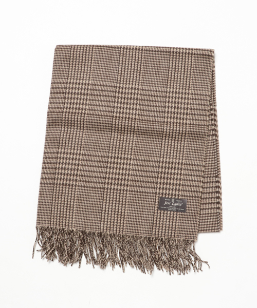 Pierrot（ピエロ）の「大判 チェック柄 フリンジ ストール（ストール/ショール・レディース・アイボリー/レッド系その他2/チャコール/ベージュ/グリーン系その他/パープル系その他/レッド系その他/グリーン系その他2/その他1/その他2/その他3/グリーン/グレー系その他/レッド/パープル/その他/ブラック/ホワイト系その他/その他4/その他5/その他6/その他7/その他8/その他9/その他10/その他11/その他12/その他13/その他14・FREE）」の7枚目の写真