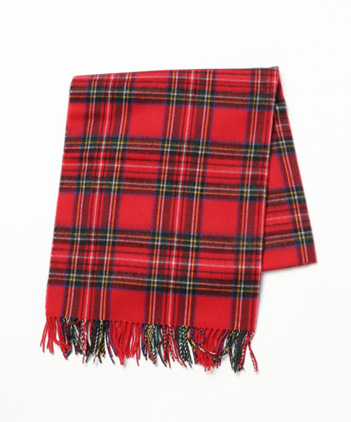 Pierrot（ピエロ）の「大判 チェック柄 フリンジ ストール（ストール/ショール・レディース・アイボリー/レッド系その他2/チャコール/ベージュ/グリーン系その他/パープル系その他/レッド系その他/グリーン系その他2/その他1/その他2/その他3/グリーン/グレー系その他/レッド/パープル/その他/ブラック/ホワイト系その他/その他4/その他5/その他6/その他7/その他8/その他9/その他10/その他11/その他12/その他13/その他14・FREE）」の14枚目の写真