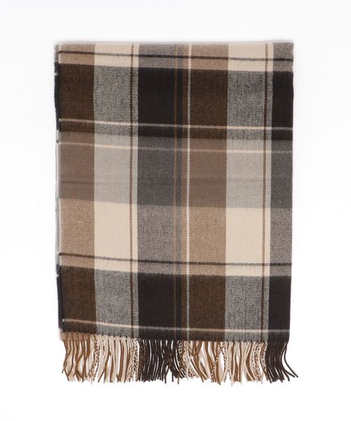 Pierrot（ピエロ）の「大判 チェック柄 フリンジ ストール（ストール/ショール・レディース・アイボリー/レッド系その他2/チャコール/ベージュ/グリーン系その他/パープル系その他/レッド系その他/グリーン系その他2/その他1/その他2/その他3/グリーン/グレー系その他/レッド/パープル/その他/ブラック/ホワイト系その他/その他4/その他5/その他6/その他7/その他8/その他9/その他10/その他11/その他12/その他13/その他14・FREE）」の22枚目の写真