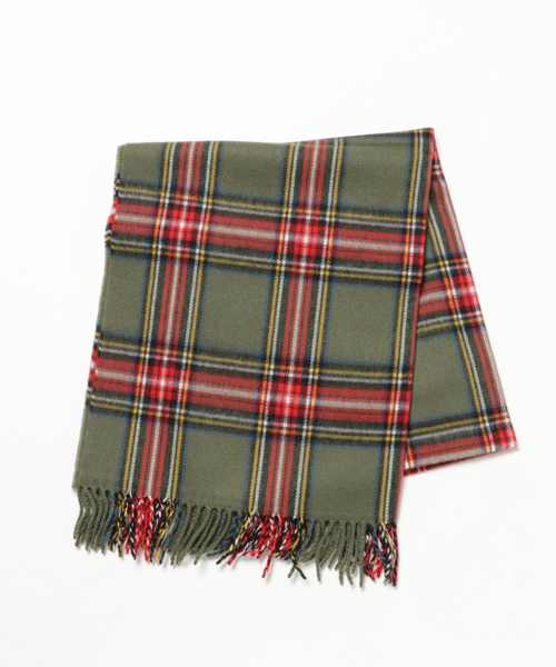 Pierrot（ピエロ）の「大判 チェック柄 フリンジ ストール（ストール/ショール・レディース・アイボリー/レッド系その他2/チャコール/ベージュ/グリーン系その他/パープル系その他/レッド系その他/グリーン系その他2/その他1/その他2/その他3/グリーン/グレー系その他/レッド/パープル/その他/ブラック/ホワイト系その他/その他4/その他5/その他6/その他7/その他8/その他9/その他10/その他11/その他12/その他13/その他14・FREE）」の10枚目の写真