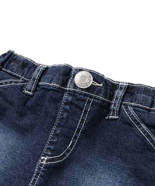 Right-on(ライトオン)の「【MPS】デニムスカート(デニムスカート・キッズ・インディゴブルー・100/120/90/110/130/140)」の3枚目の写真