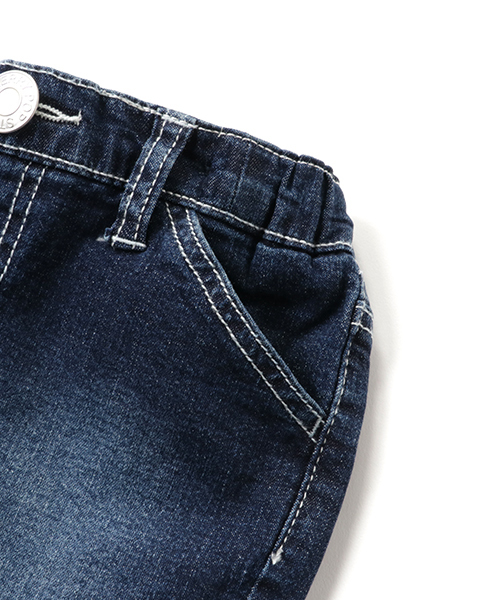 Right-on(ライトオン)の「【MPS】デニムスカート(デニムスカート・キッズ・インディゴブルー・100/120/90/110/130/140)」の4枚目の写真