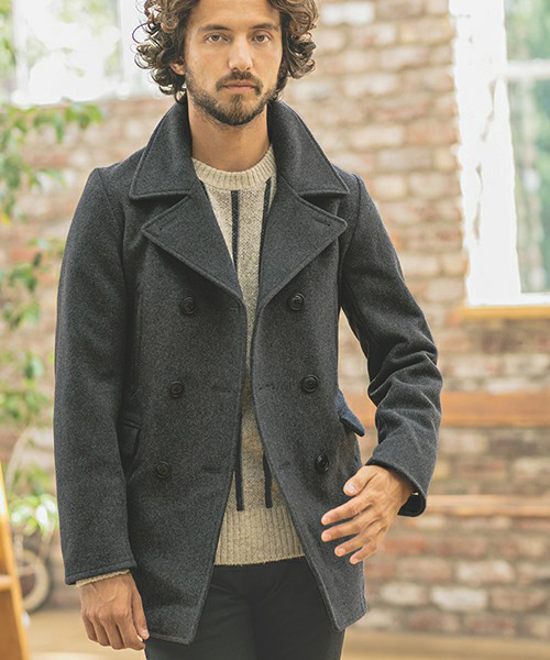 CAMBIO（カンビオ）の「mj4920-ミドル丈メルトンPコート