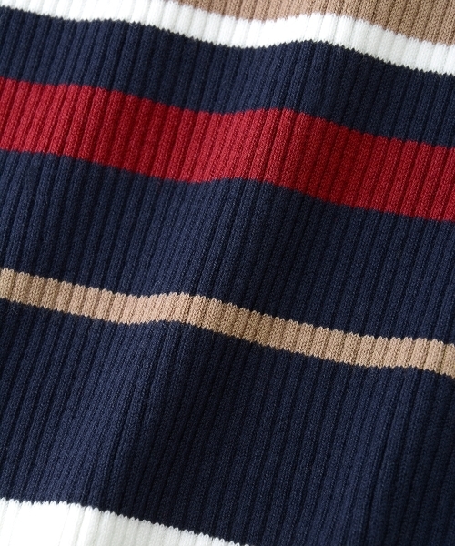 le.coeur blanc（ルクールブラン）の「【WEB限定PRICE】ワイドリブフレアースリーブ6分袖（ニット/セーター・レディース・ネイビー/ホワイト系その他/ブラウン/グリーン/ピンク系その他/ブルー系その他4・FREE）」の11枚目の写真