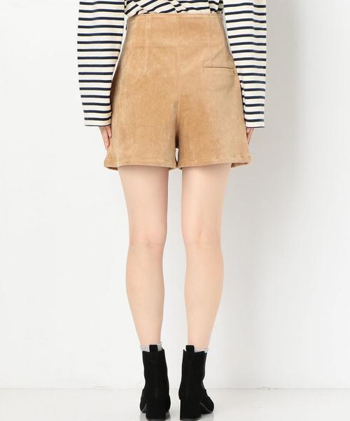 Another Edition(アナザーエディション)の「コーデュロイショートパンツ(その他パンツ・レディース・ベージュ/ワインレッド・MEDIUM/SMALL)」の3枚目の写真