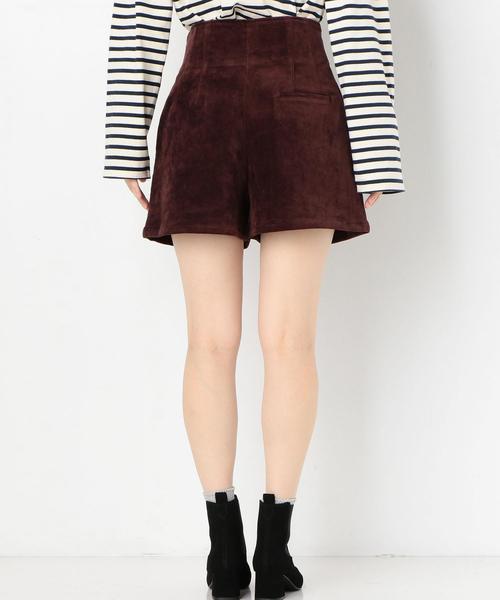 Another Edition(アナザーエディション)の「コーデュロイショートパンツ(その他パンツ・レディース・ベージュ/ワインレッド・MEDIUM/SMALL)」の14枚目の写真