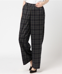 KOBE LETTUCE | トレンド感あふれるチェック柄♪シーズンライクに着こなして！チェック柄ワイドパンツ/神戸レタス[M1939](その他パンツ)