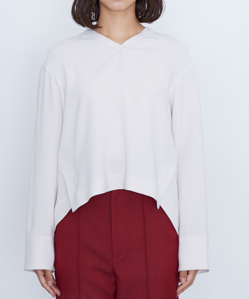 STUDIOUS（ステュディオス）の「【STUDIOUS】サワースキッパーブラウス（シャツ/ブラウス・レディース・オフホワイト/レッド/ブラック・FREE）」の15枚目の写真