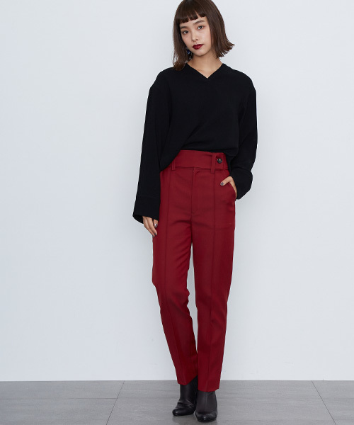 STUDIOUS（ステュディオス）の「【STUDIOUS】サワースキッパーブラウス（シャツ/ブラウス・レディース・オフホワイト/レッド/ブラック・FREE）」の22枚目の写真