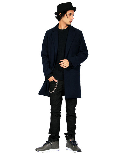 8(eight)(エイト)の「ケーブル編み ニット セーター クルーネック ざっくりニット(ニット/セーター・メンズ・ホワイト/ブラック/ベージュ/ネイビー/グレー/レッド/ピンク・MEDIUM/X-LARGE/LARGE)」の12枚目の写真