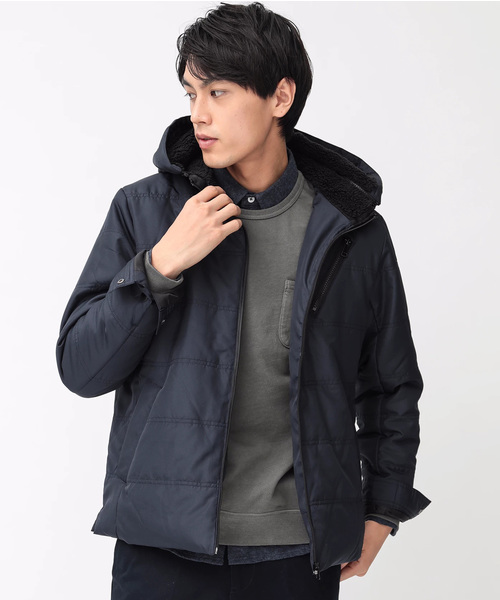 koe（コエ）の「メンズ中綿Zipブルゾン（ブルゾン・メンズ・ブラック/ネイビー/カーキ・L/LL/M）」の13枚目の写真