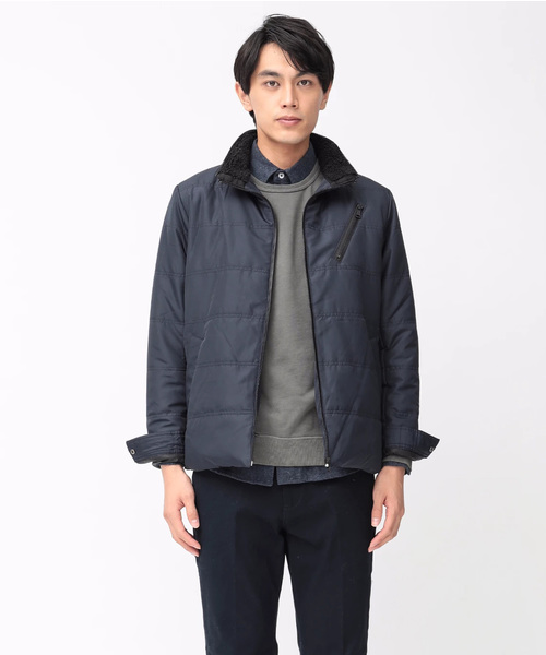 koe（コエ）の「メンズ中綿Zipブルゾン（ブルゾン・メンズ・ブラック/ネイビー/カーキ・L/LL/M）」の12枚目の写真