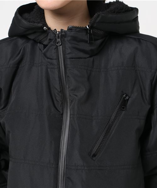 koe（コエ）の「メンズ中綿Zipブルゾン（ブルゾン・メンズ・ブラック/ネイビー/カーキ・L/LL/M）」の4枚目の写真
