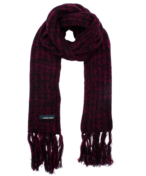 ８(eight)（エイト）の「2トーン ロングマフラー ストール（マフラー・メンズ・ブラック/グレー/ブラウン/レッド・FREE）」の4枚目の写真