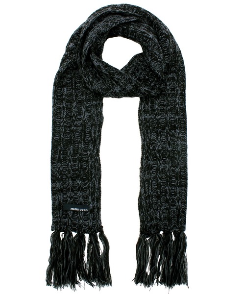 ８(eight)（エイト）の「2トーン ロングマフラー ストール（マフラー・メンズ・ブラック/グレー/ブラウン/レッド・FREE）」の2枚目の写真