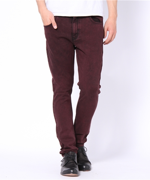 WHO'S WHO gallery(フーズフーギャラリー)の「SKINNYFIT(BLACK)(その他パンツ・メンズ・ブラック/ケミカルウォッシュ/レッド/グリーン・SMALL/MEDIUM/LARGE)」の4枚目の写真