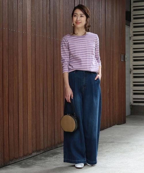 Le Minor（ルミノア）の「【別注】＜Le minor＞∴バックVネック