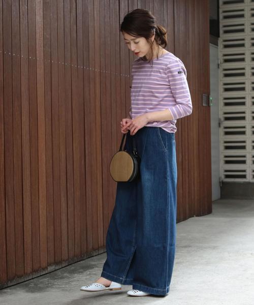 le minor ネイビー・ホワイトストライプ カットソー Le Minor（ルミノア）の「Le minor × Demi-Luxe BEAMS / 別注