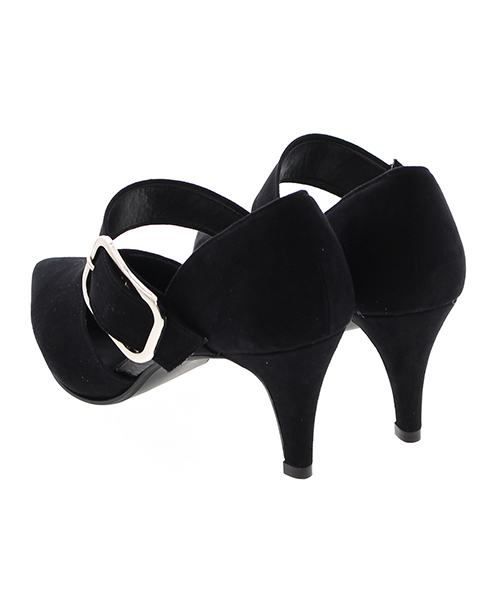 SON CHIC TOKYO(ソンシックトウキョウ)の「太ベルトセパレートパンプス(763-57216)【SON CHIC TOKYO】(パンプス・レディース・ネイビー/ブラック系その他/スモークピンク/ライトグレー・37/35/37.5/36.5/35.5/36)」の8枚目の写真