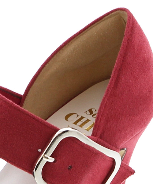 SON CHIC TOKYO(ソンシックトウキョウ)の「太ベルトセパレートパンプス(763-57216)【SON CHIC TOKYO】(パンプス・レディース・ネイビー/ブラック系その他/スモークピンク/ライトグレー・37/35/37.5/36.5/35.5/36)」の12枚目の写真